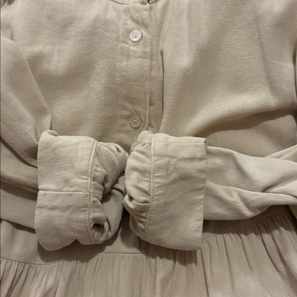 Black Crane Elegant Cream Women's Dress - Picture 7 of 12